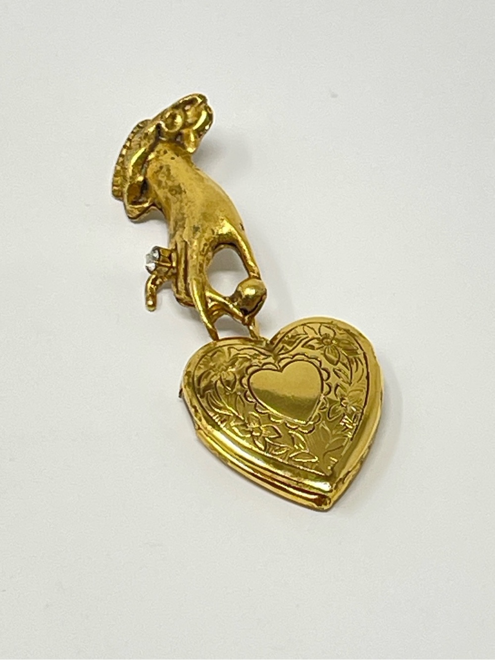 New Anthropologie x Miss Ellie NYC Gold Locket Charm